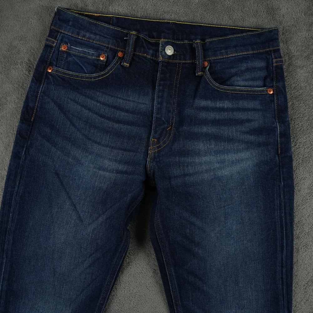 Levi's 511 Jeans Mens Fits 32x33 Blue‎ Slim Fit Stretch Dark Wash Denim Pants